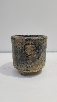 Cilinder Pot boris op voet d12 h12.5cm groen es/9