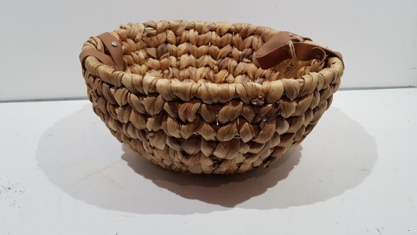 Basket crassi weave m  natural schaal