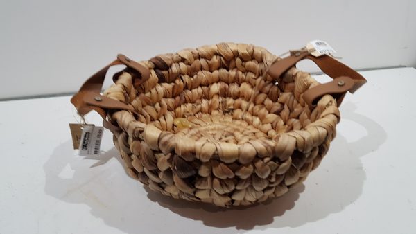 Basket crassi weave s natural schaal