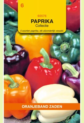 paprika collectie 5 kleuren 25zd
