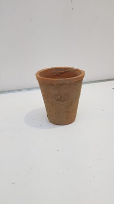 aged terracotta pot rond s/s