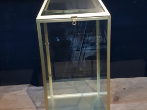 alize lantern gold - l20,5xw19xh46,5cm