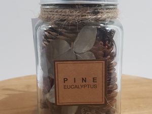 Bottle potpouri eucalyptus 7.5x7.5x11.5cmNatural