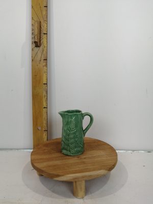 carafe with fern pattern porcelain 11.7×8.3×13.8cm