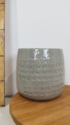 floyd pot rond grijs – h15xd17cm
