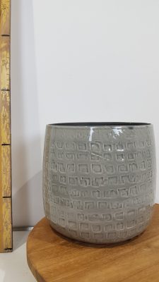 floyd pot rond grijs – h17xd19cm