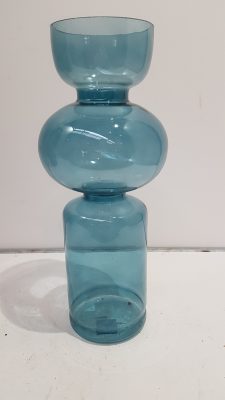frey vaas blauw – h35xd14,5cm