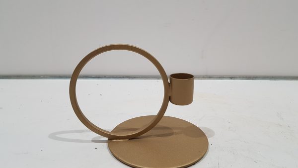 kandelaar cirkel c. goud 10 cm