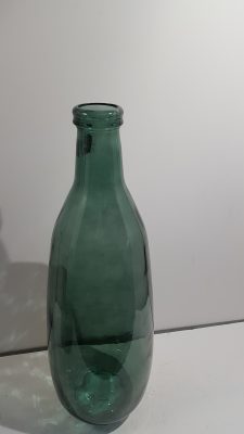 organic vaas glas groen – h73xd34cm