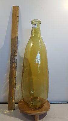 organic vaas glas oker – h73xd34cm