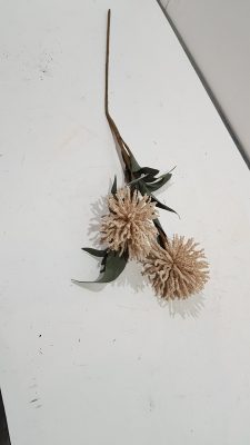stem pompom flower l70.0pink