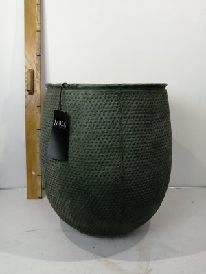 structuro pot rond groen – h50xd45cm
