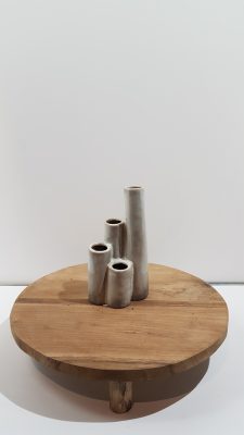 vase ceramic 12×8.6×21.5cmcream