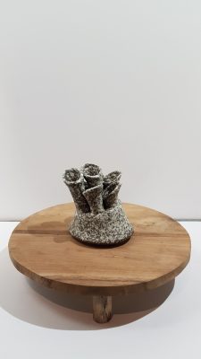 vase ceramic 15×13.3x16cmbrown