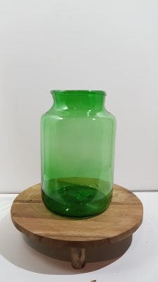 vienne vaas glas groen h335xd21cm