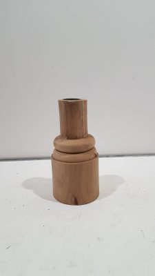 wooden candle stand 18cm