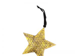 Hanger star metal 15x15cm