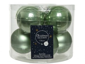 Kerstballen glas mix