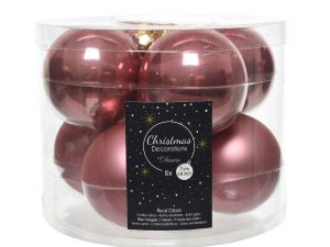 Kerstballen glas mix