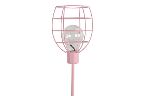 solarlamp tuinsteker led lomax roze