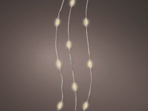 Micro LED stringlights steady BOL295cm - zilver/warm wit