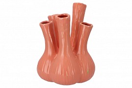 aglio shiny old pink vase 26x35cm
