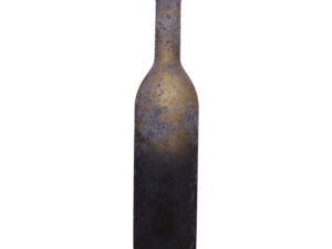 Bottle recycled glass 18x18x75cm