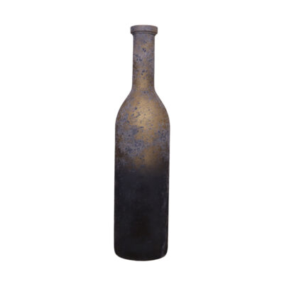 bottle recycled glass 18x18x75cm