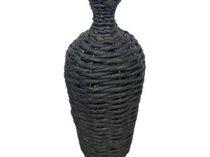 Vase nature paper rope18x18x37cm