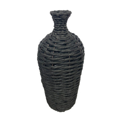 vase nature paper rope18x18x37cm