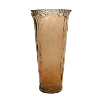 vase recycled glass 25x25x50cm