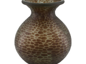 Vase recycled glass 29x29x33cm