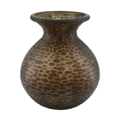 vase recycled glass 29x29x33cm