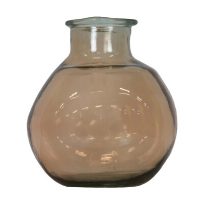 vase recycled glass ø25x31cm