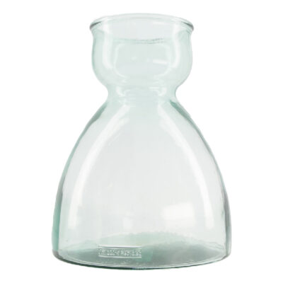 vase recycled glass ø27x34cm