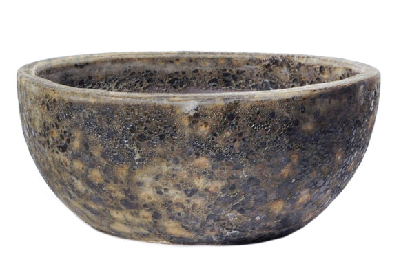 antique bowl vulcano d38h16