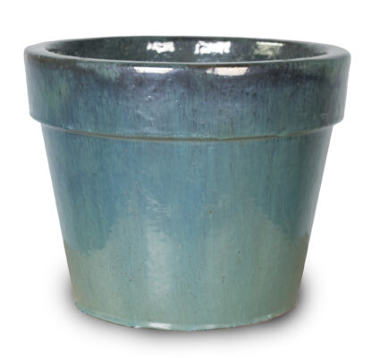 glazed basic pot celadon d27h20