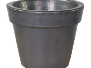 Glazed Basic Pot Mat Black D38H30