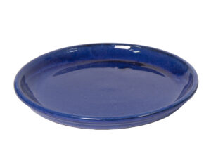 Glazed Saucer Blue D34H4