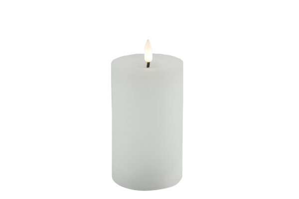 ledkaars lyon d7.5h12.5cm wit bo