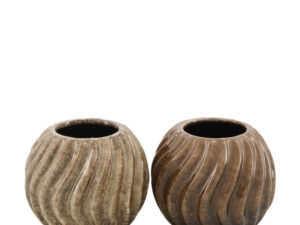 Vase ceramic 10.2x10.2x8cm C/2