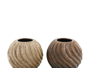 Vase ceramic 12.7x12.7x10.1cm C/2