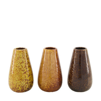 vase ceramic 6x6x12cm c/3