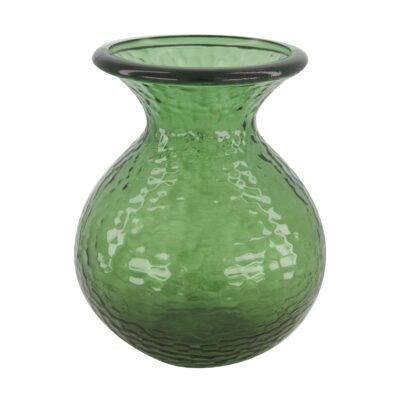 vase recycled glass 15x15x18.5cm