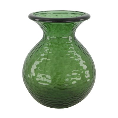 vase recycled glass 20x20x24.5cm