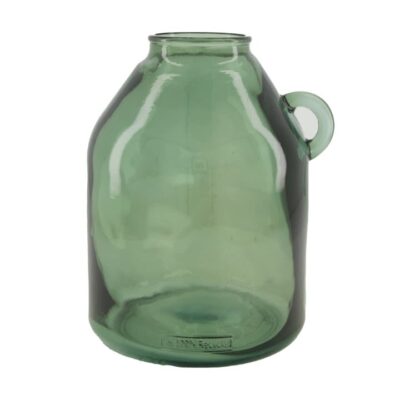 vase recycled glass 21x21x25.5cm