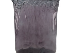 Vase recycled glass 24x12x28cm