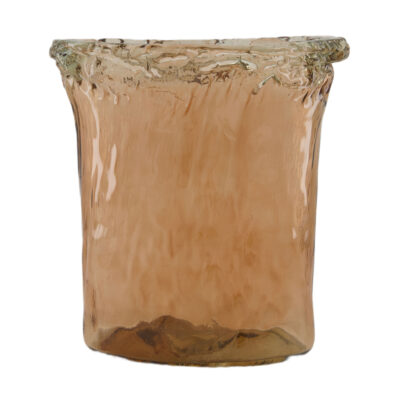 vase recycled glass 24x12x28cm