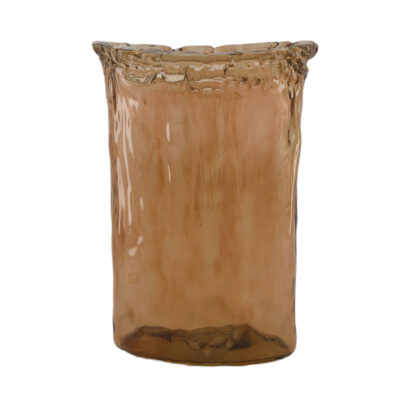 vase recycled glass 25x12x34cm