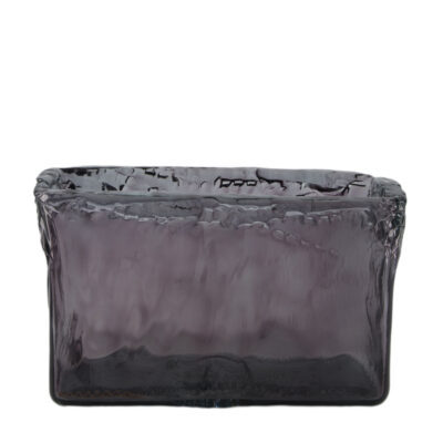 vase recycled glass 33x13x20cm